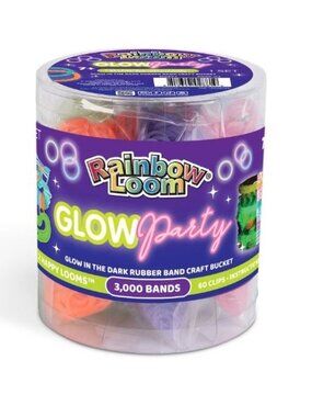Rainbow Loom Glow Party Glow-in-the-Dark Bucket Bracelet Making Kit